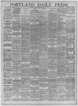 Portland Daily Press :October 10,1883