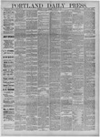 Portland Daily Press: October 13,1883