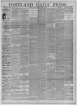 Portland Daily Press: October 19,1883