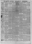 Portland Daily Press: October 22,1883