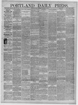 Portland Daily Press: October 26,1883