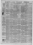 Portland Daily Press: October 29,1883