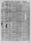 Portland Daily Press: November 15,1883