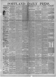 Portland Daily Press: November 26,1883