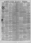 Portland Daily Press: November 27,1883
