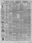 Portland Daily Press: December 03,1883