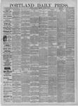 Portland Daily Press: December 27,1883