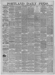 Portland Daily Press: January 14,1884