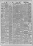 Portland Daily Press: January 22,1884