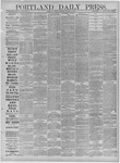 Portland Daily Press: January 28,1884