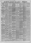 Portland Daily Press: January 31,1884