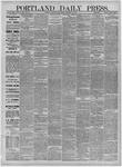 Portland Daily Press: February 20,1884
