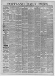 Portland Daily Press: February 21,1884