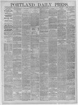 Portland Daily Press: February 22,1884
