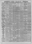 Portland Daily Press: February 23,1884