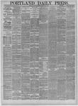 Portland Daily Press: February 25,1884