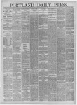 Portland Daily Press: February 29,1884