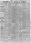 Portland Daily Press: March 15,1884