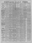 Portland Daily Press: March 18,1884