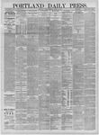 Portland Daily Press: March 24,1884
