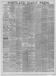 Portland Daily Press: March 25,1884