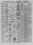 Portland Daily Press: October 04,1884