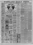 Portland Daily Press: October 08,1884