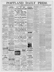Portland Daily Press: October 15,1884