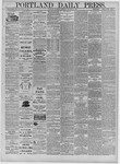 Portland Daily Press: October 16,1884