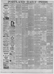 Portland Daily Press: October 17,1884