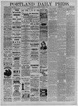 Portland Daily Press: October 20,1884