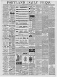 Portland Daily Press: October 25,1884
