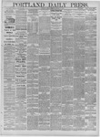 Portland Daily Press: October 28,1884
