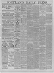 Portland Daily Press: November 08,1884