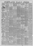 Portland Daily Press: November 11,1884