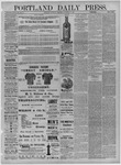 Portland Daily Press: November 15,1884