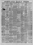 Portland Daily Press: November 19,1884
