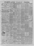 Portland Daily Press: November 24,1884