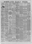 Portland Daily Press: November 26,1884