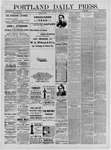 Portland Daily Press: December 01,1884