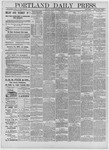 Portland Daily Press: December 02,1884