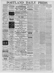 Portland Daily Press: December 04,1884