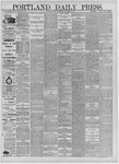 Portland Daily Press: December 15,1884