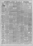 Portland Daily Press: December 17,1884