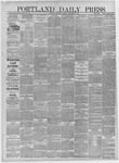 Portland Daily Press: December 20,1884
