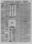 Portland Daily Press: December 22,1884