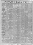 Portland Daily Press: December 24,1884