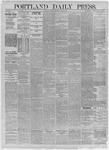 Portland Daily Press: July 24,1885