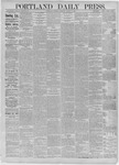 Portland Daily Press: August 27,1885