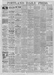 Portland Daily Press: October 05,1885